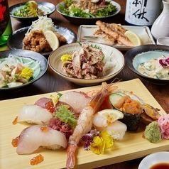 当店オススメ☆全121品一部の焼鳥・寿司・サイドメニュー食べ飲み放題コース☆※年末料金あり