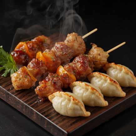 超お得☆全125品!焼鳥餃子食べ放題アルコールも飲み放題コース☆