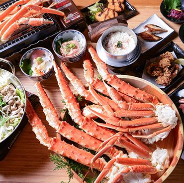 All-you-can-eat king crab/Japanese beef yakiniku/shabu-shabu & sukiyaki/sushi/hamayaki!