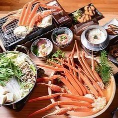 ずわいかに/焼肉/しゃぶしゃぶ＆すき焼き/寿司/浜焼きが食べ放題！8000円⇒7000円