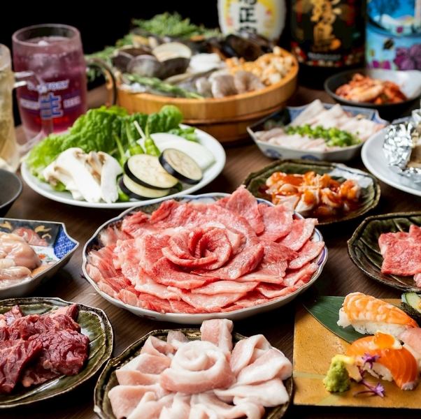 【食べ放題】こだわりのハラミやカルビが堪能できる食べ飲み放題が税込み5000円!+700円で日本酒飲み放題!