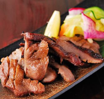 Charcoal-grilled Beef Tongue Pickled in Koji
