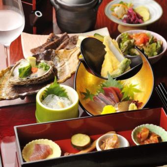 [Nintaro Course] 9 dishes (one dish per person) + all-you-can-drink local sake (20 types)