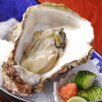殻付き牡蠣酢