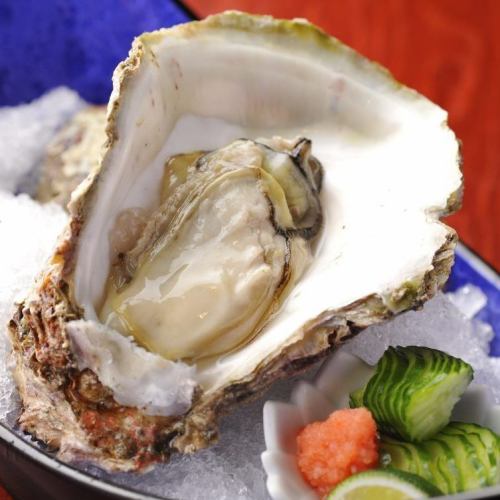 殻付き牡蠣酢