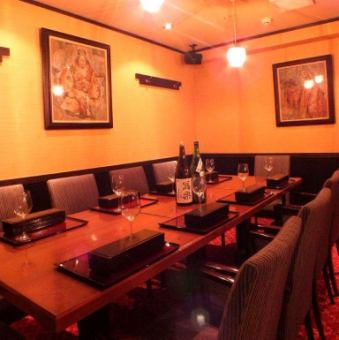 [Medium banquet seating] Private room seating for up to 20 people.(Due to busy seasons in December and weekends, seating time will be limited to 2 hours.))