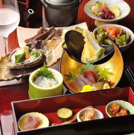 [Bansui Course] 8 dishes (one dish per person) + 15 types of local sake and 120 minutes of all-you-can-drink