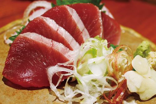 First bonito sashimi