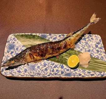 秋刀魚の炭火焼