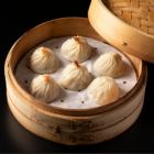 3 types of Xiaolongbao (2 each of crab/scallop/truffle)