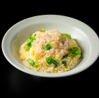 Crab and lettuce fried rice