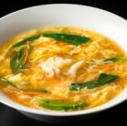 Shrimp wonton egg soup