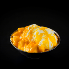 Mango almond shaved ice