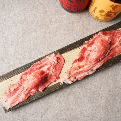 悬垂的日本牛肉寿司