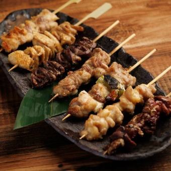 焼き鳥盛り合わせ