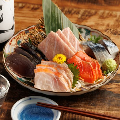 朝〆鮮魚の盛り合わせ