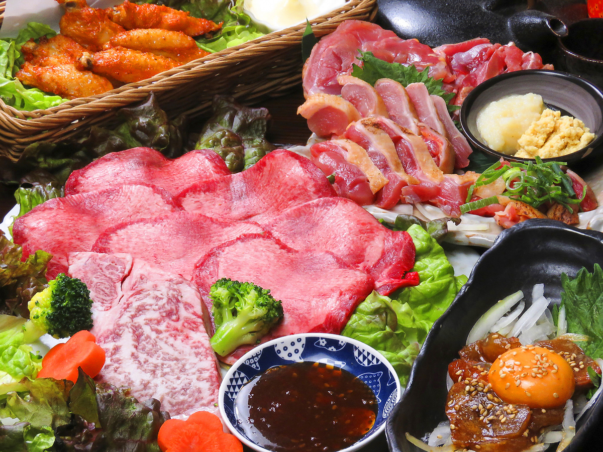 黒豚しゃぶしゃぶ鍋 地鶏の藁焼き カンパチ刺身含む10品 2h 飲放 5000円コース 駅裏だいやめきっちん かくれ家 鹿児島中央駅店