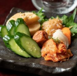 漬け物盛り合わせ