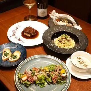 お肉とお魚を楽しめる【W】courseの魅力