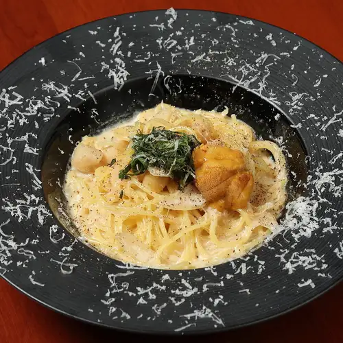 【希少ブランドうにで食べる】絶品!生ウニのクリームパスタ