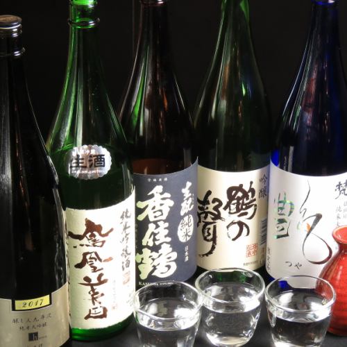 ≪Delicious sake and shochu purchased from all over Japan≫