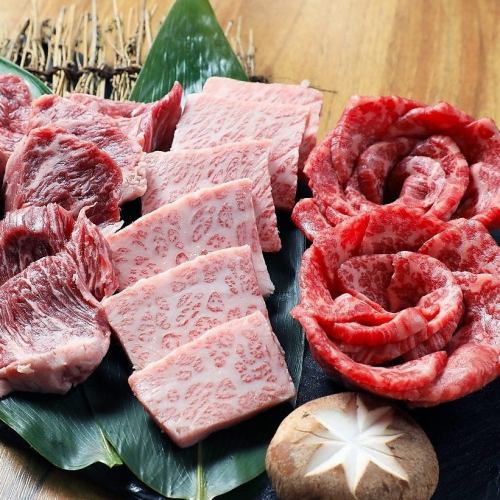 A5和牛を贅沢に！飲み放題付の焼肉
