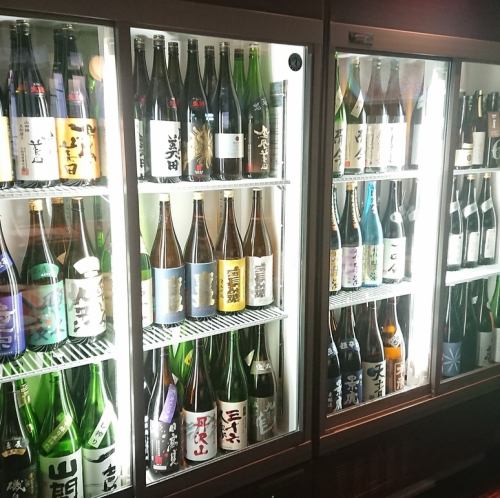 We have a wide variety of sake from all over the country!
