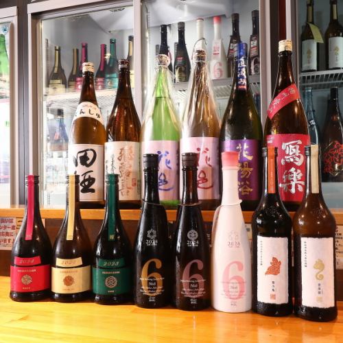 全国各地の地酒！日本酒多数取り揃えております♪半合～ご注文可能です！
