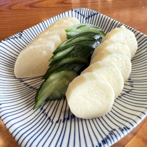 お新香３点盛