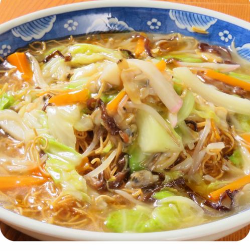 野菜たっぷり皿うどん