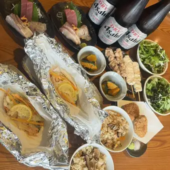 【10月限定】秋の味覚で満腹コース☆ビール付き飲み放題!クーポン自動適応¥6500→¥6000