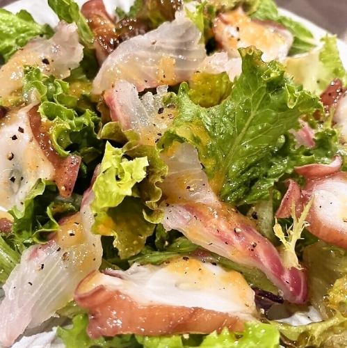 たこと真鯛のカルパッチョは心も満たされる美味しさ♪