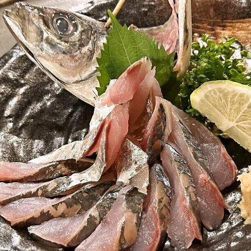 鯵の姿づくり￥950（税込）