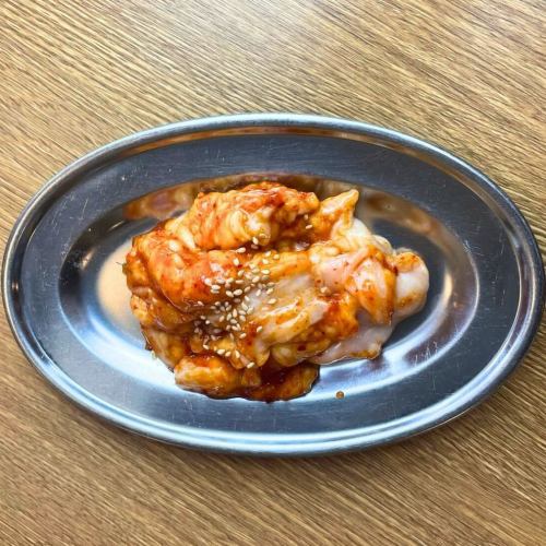 Spicy and delicious horumon