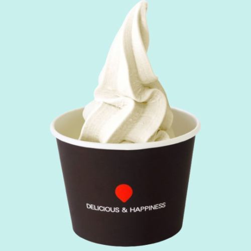 Vanilla soft serve ice cream