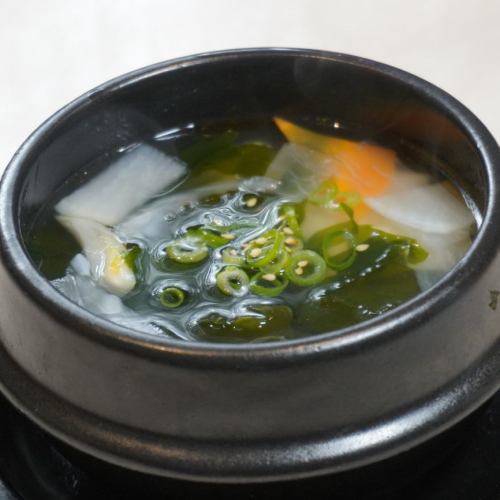 Seaweed soup