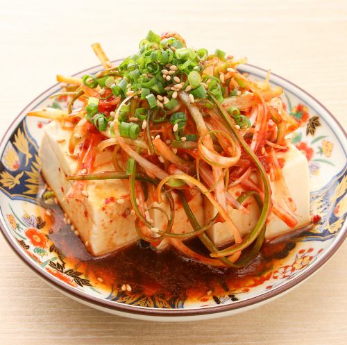 ピリ辛ネギ冷奴