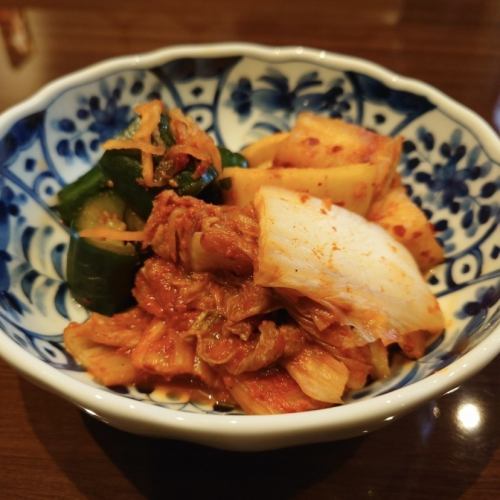 キムチ三種盛り