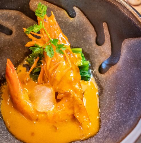鹿兒島虎蝦燴飯（3隻）
