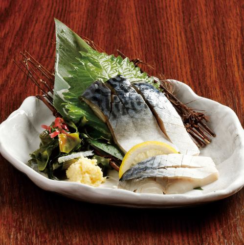 Toro-jime mackerel (sashimi or grilled)