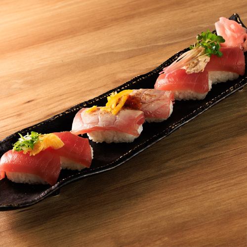 【握壽司】鮪魚和鮭魚 6 件