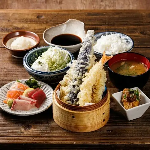 西梅田駅徒歩１分！天ぷら&海鮮居酒屋★個室完備の人気店♪