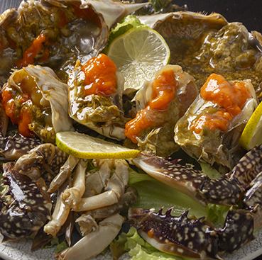 カンジャンケジャン（韓国産の内子入りのメス）