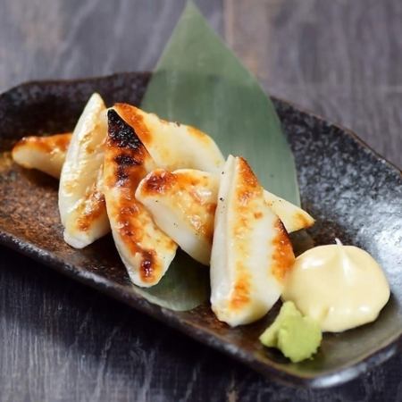 笹かまの炙り焼き