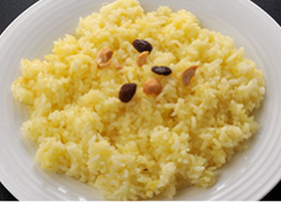 Yogurt rice/saffron rice