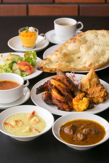 AJANTA curry that hasn't changed since its establishment.There are also various courses.