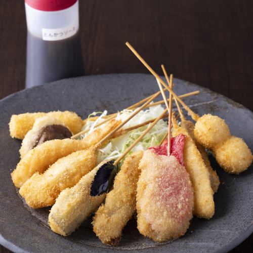 鉄板×串がメインのお店♪