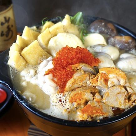 [Manju Gout Hot Pot Course] 6,500 yen → 5,500 yen "Our specialty, luxurious gout hot pot included" All 10 dishes and all-you-can-drink bottles included