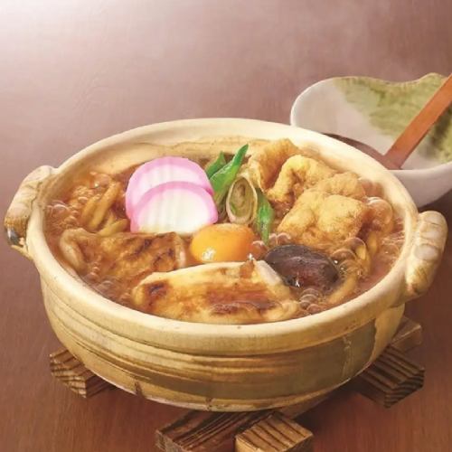 Miso stew with grilled mochi (contains 2 grilled mochi)