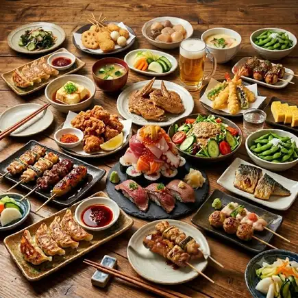 ●食べ飲み放題●180分制!!海鮮なだれ寿司.焼き鳥.海鮮寿司などほぼ全メニュー120種5000→3980円
